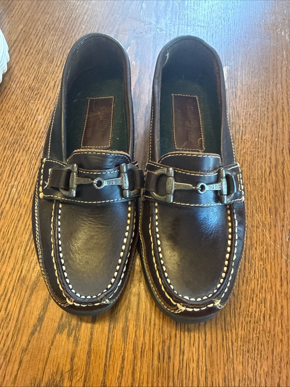 Duck Head Brown Leather Loafers – Women’s Size 6B Made in Brazil Retro-inspired
